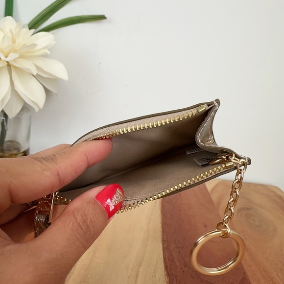 NWT Coach Mini Skinny Id Case In Signature Canvas - Picture 5 of 5